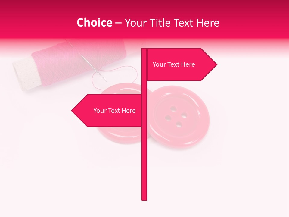 Group Plastic Handiwork PowerPoint Template