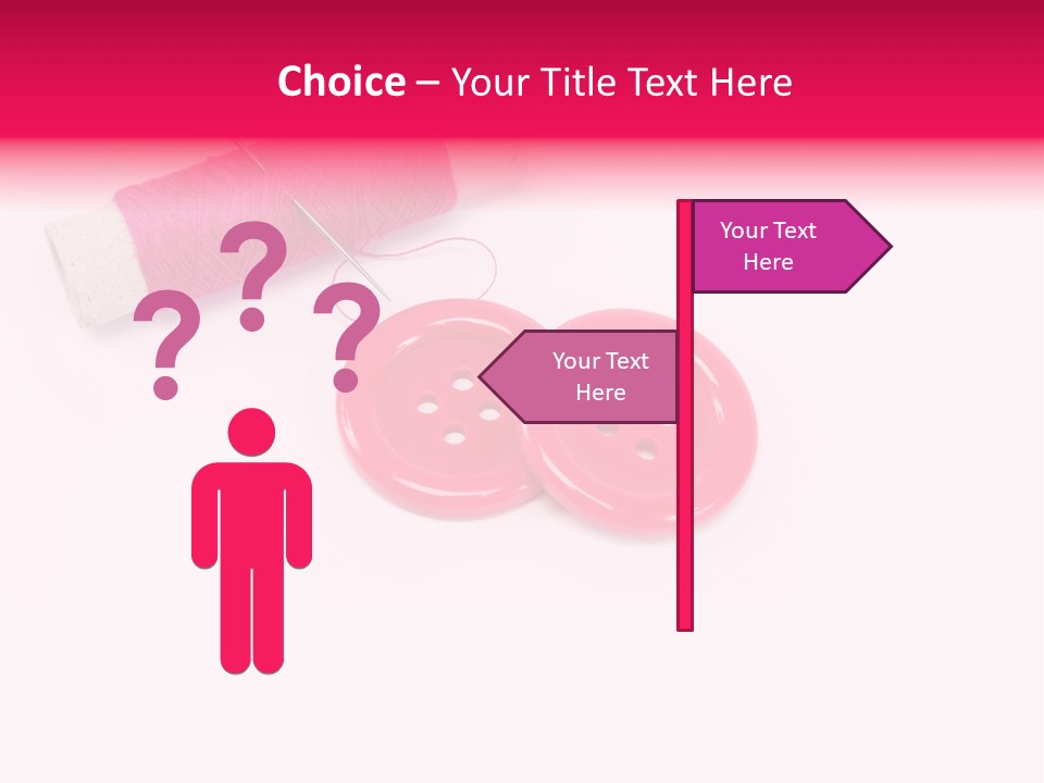 Group Plastic Handiwork PowerPoint Template