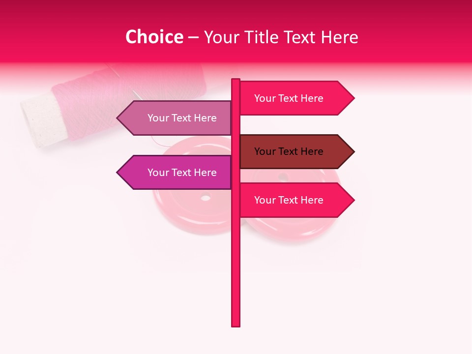 Group Plastic Handiwork PowerPoint Template