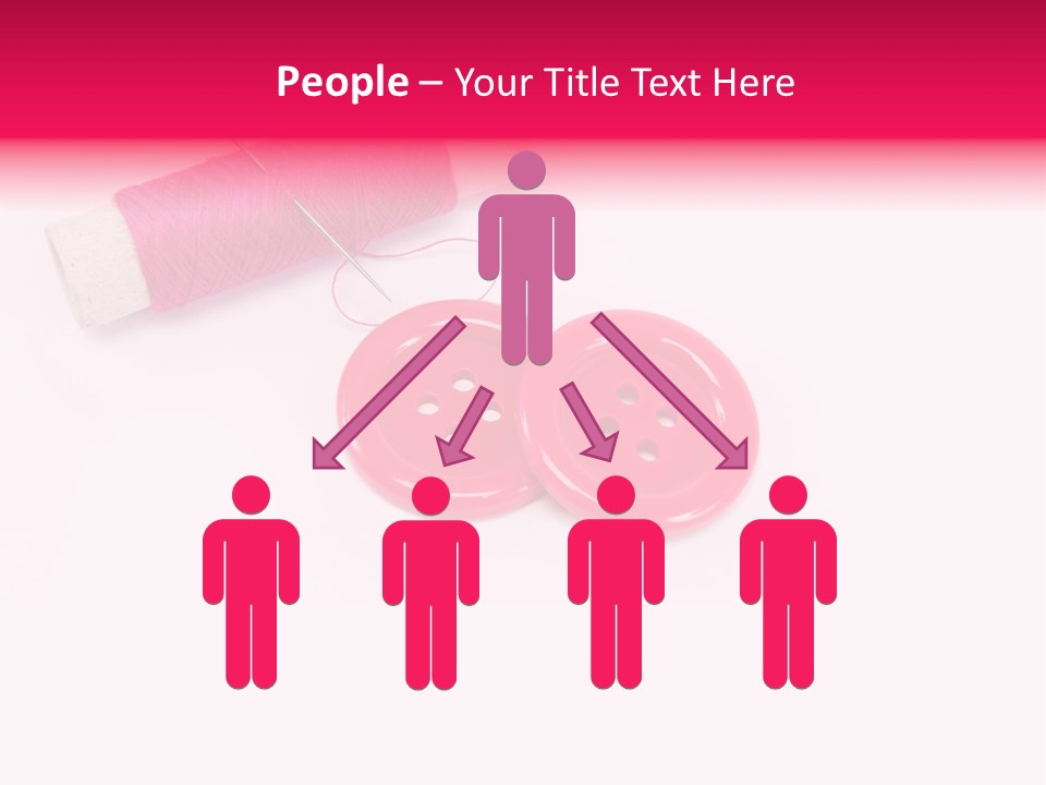 Group Plastic Handiwork PowerPoint Template