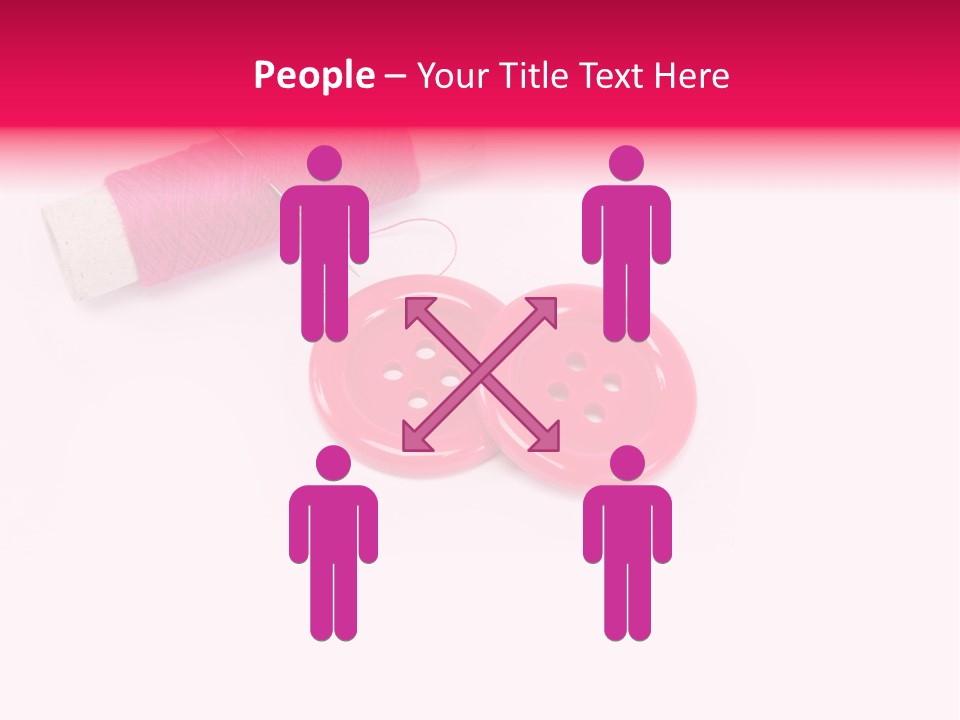 Group Plastic Handiwork PowerPoint Template