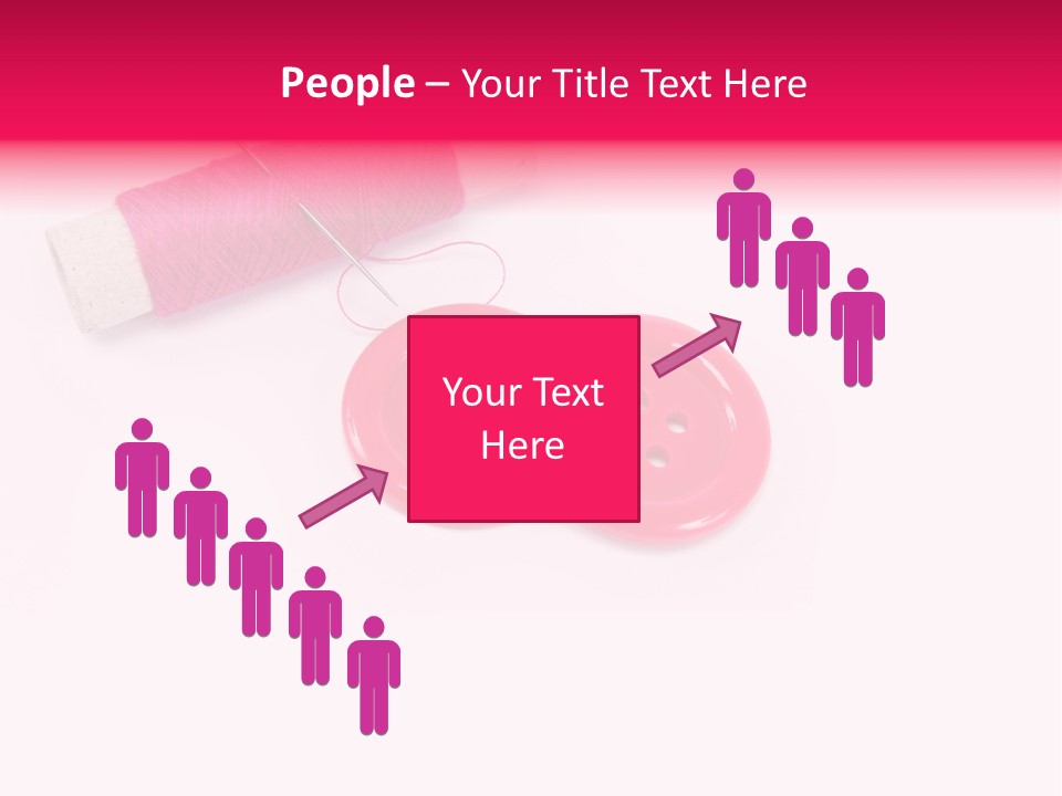 Group Plastic Handiwork PowerPoint Template