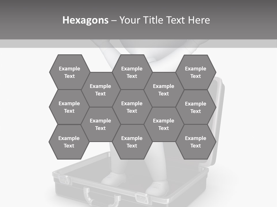 Excellence Lock Suitcase PowerPoint Template