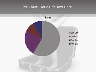 Excellence Lock Suitcase PowerPoint Template