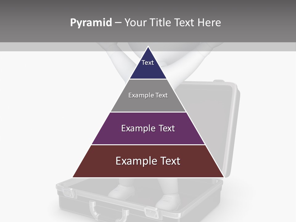 Excellence Lock Suitcase PowerPoint Template