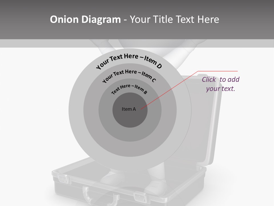 Excellence Lock Suitcase PowerPoint Template