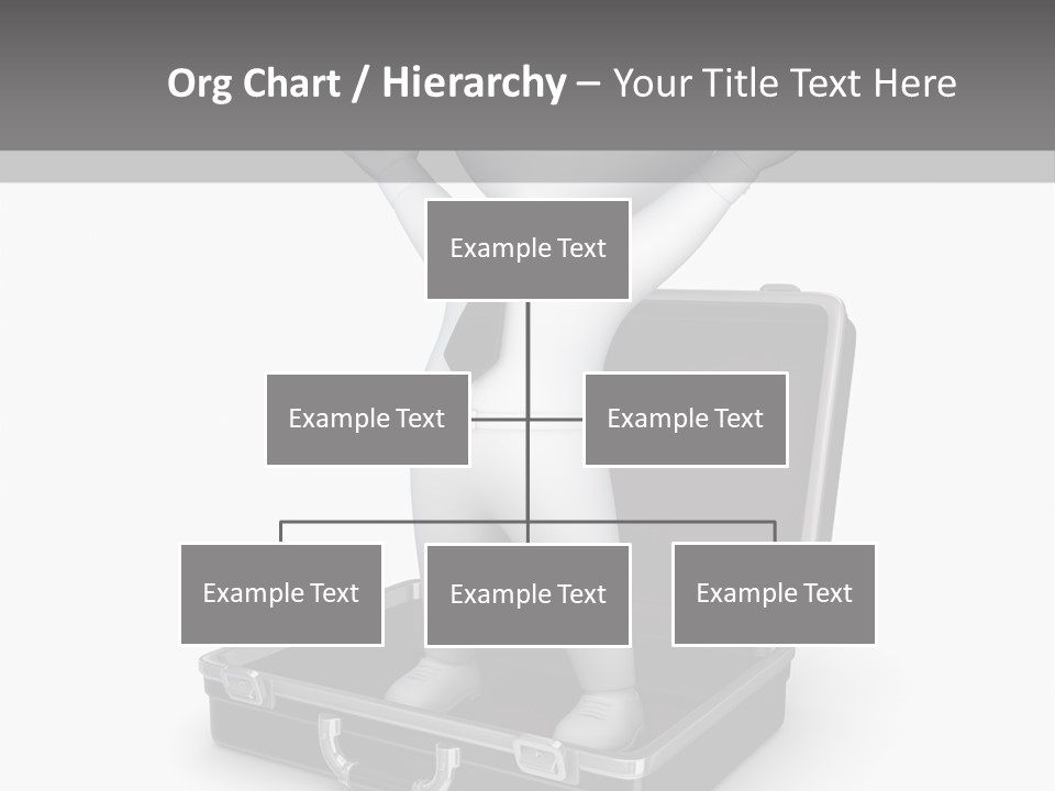 Excellence Lock Suitcase PowerPoint Template