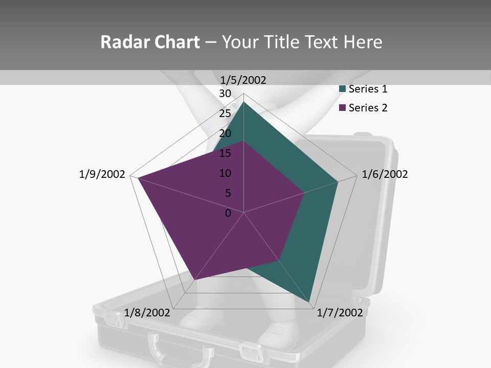 Excellence Lock Suitcase PowerPoint Template