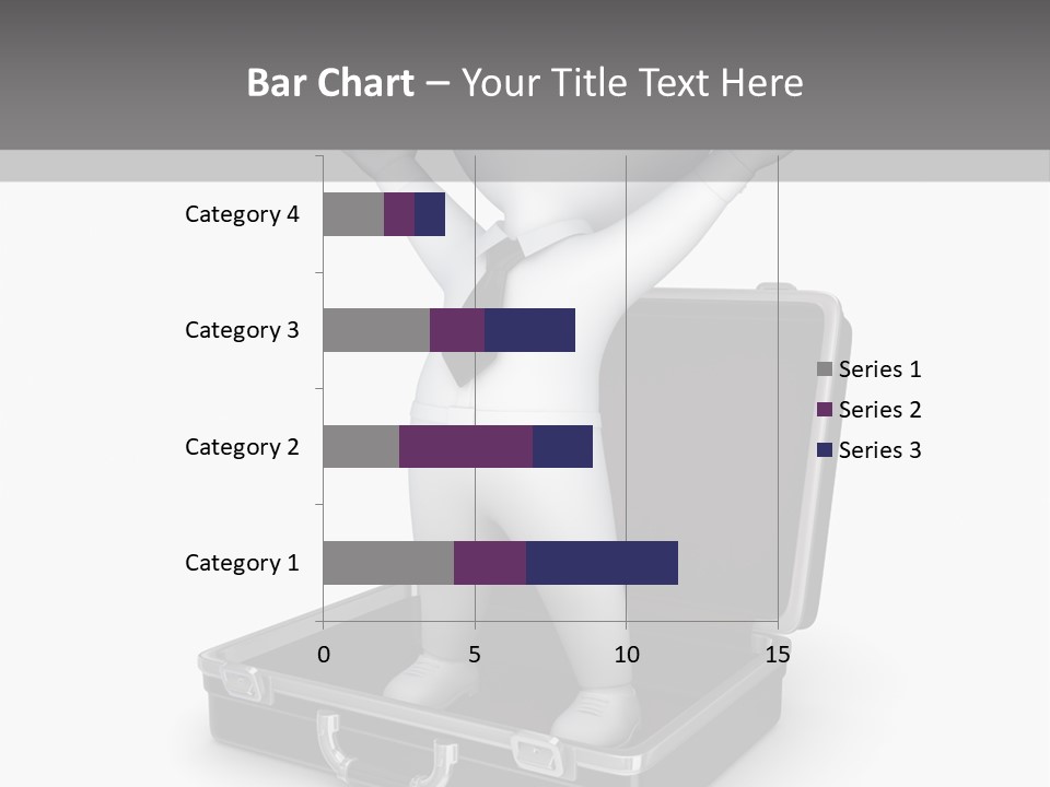 Excellence Lock Suitcase PowerPoint Template