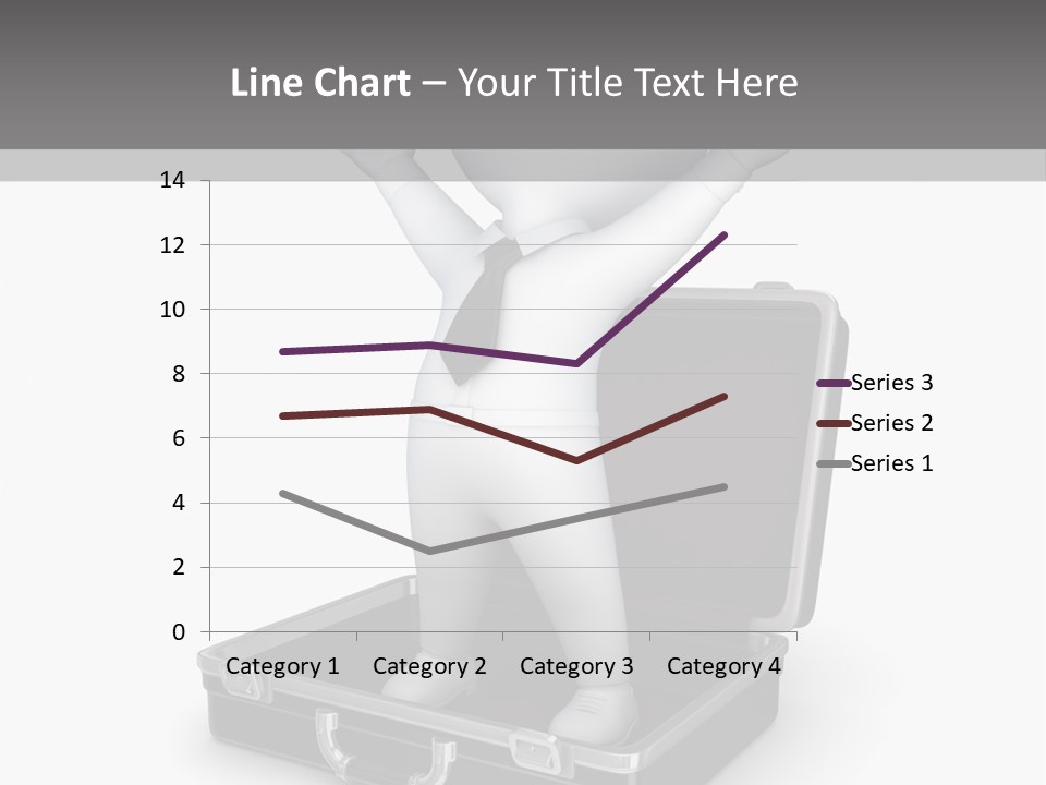Excellence Lock Suitcase PowerPoint Template