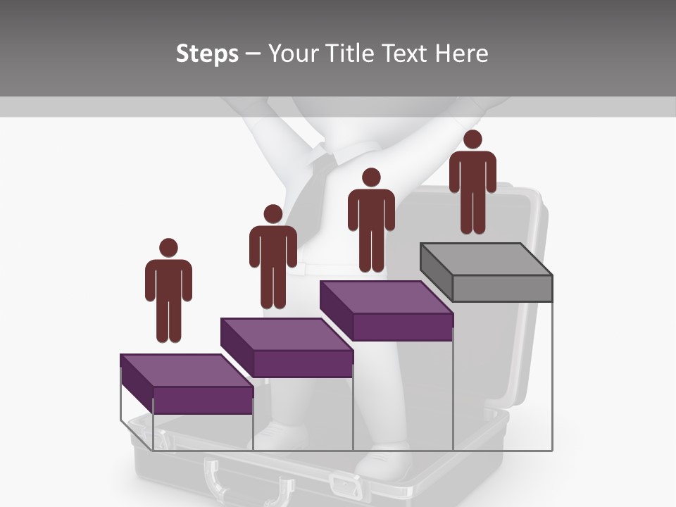 Excellence Lock Suitcase PowerPoint Template