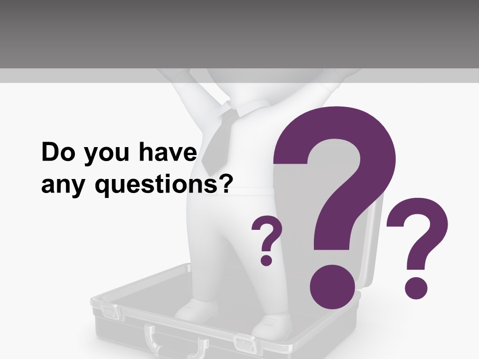 Excellence Lock Suitcase PowerPoint Template