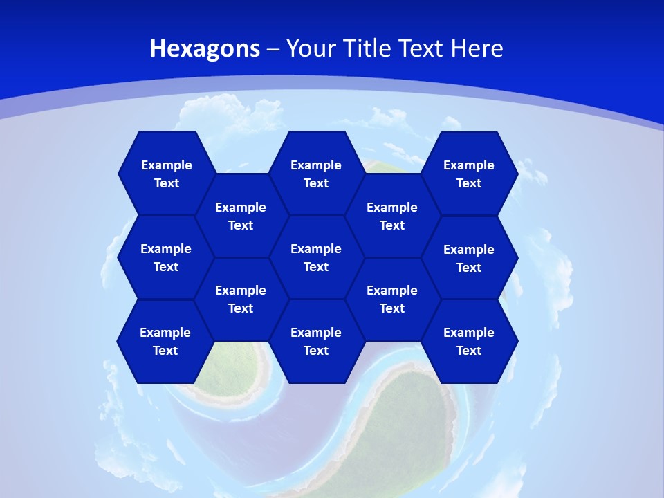 White Copyspace Piece PowerPoint Template