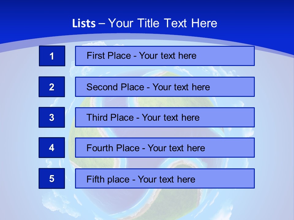 White Copyspace Piece PowerPoint Template