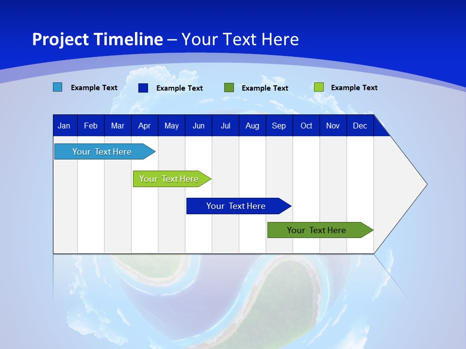White Copyspace Piece PowerPoint Template