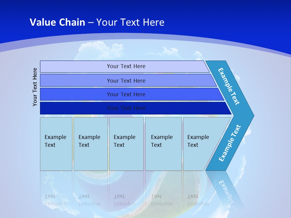 White Copyspace Piece PowerPoint Template