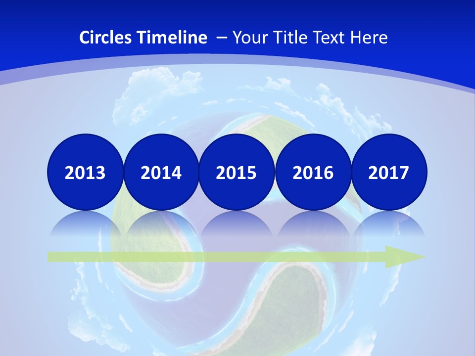 White Copyspace Piece PowerPoint Template