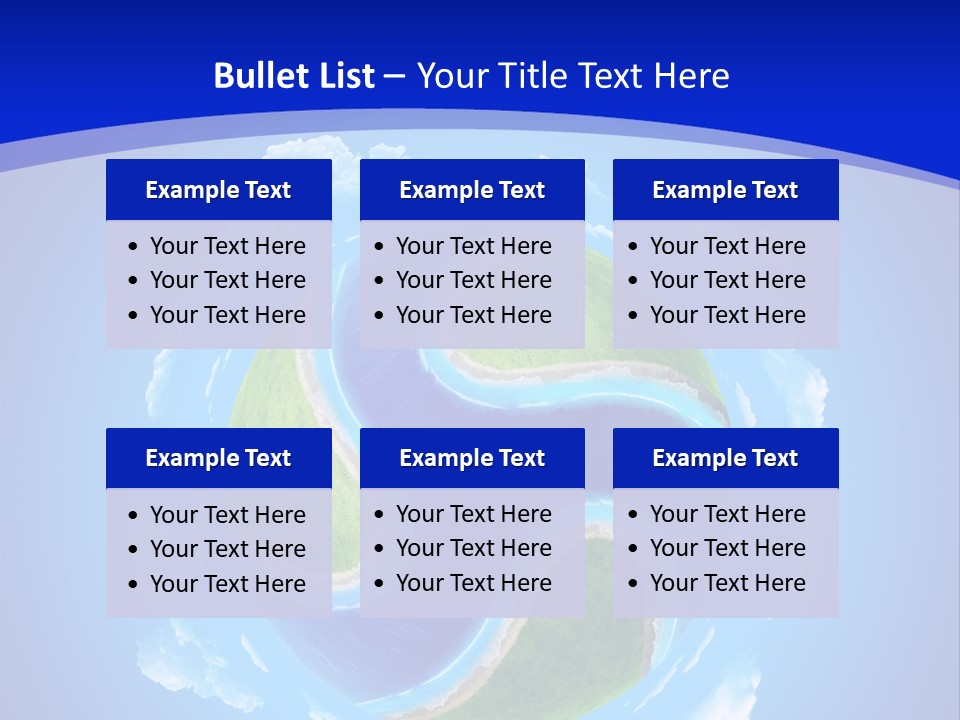 White Copyspace Piece PowerPoint Template