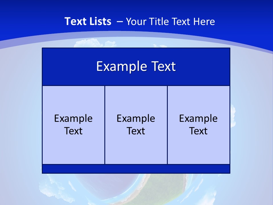 White Copyspace Piece PowerPoint Template