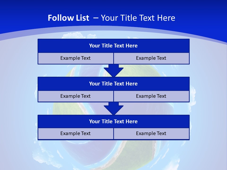 White Copyspace Piece PowerPoint Template