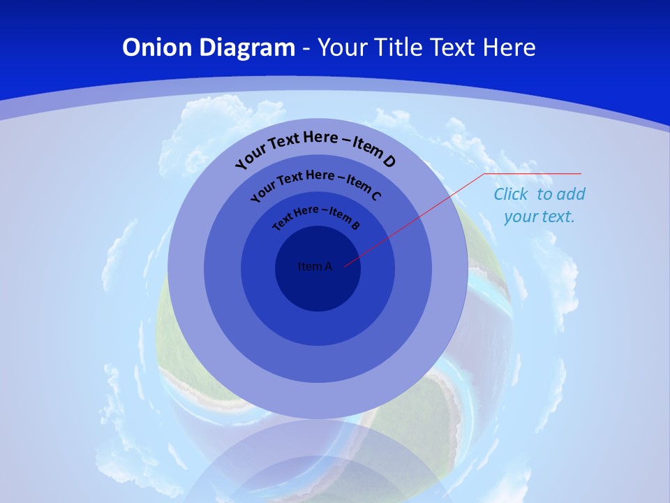White Copyspace Piece PowerPoint Template
