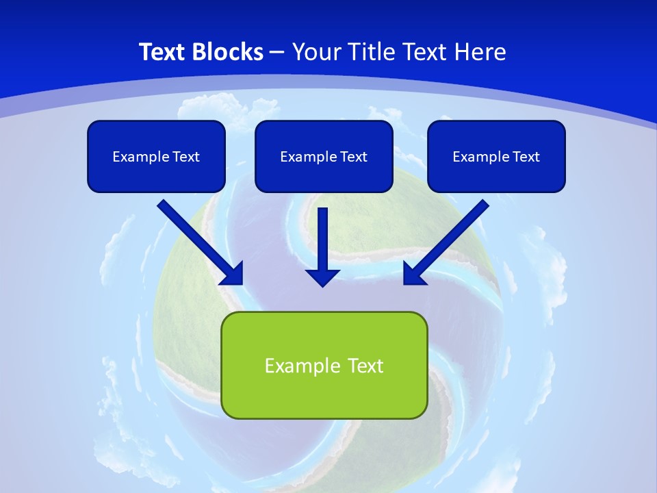 White Copyspace Piece PowerPoint Template