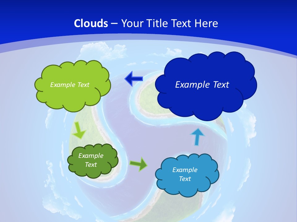 White Copyspace Piece PowerPoint Template