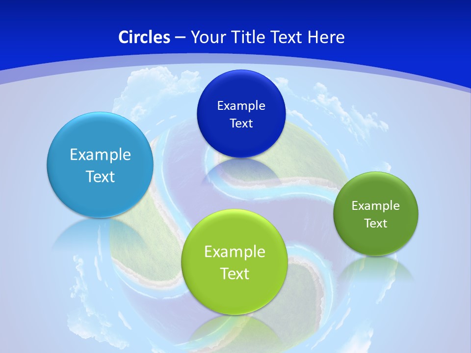 White Copyspace Piece PowerPoint Template
