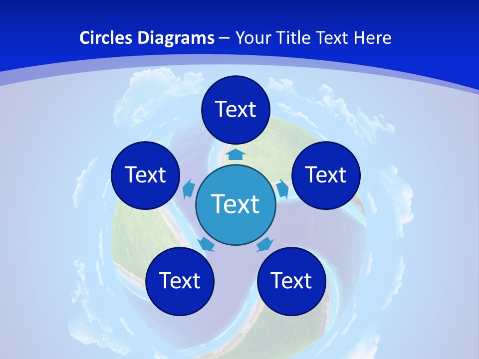 White Copyspace Piece PowerPoint Template