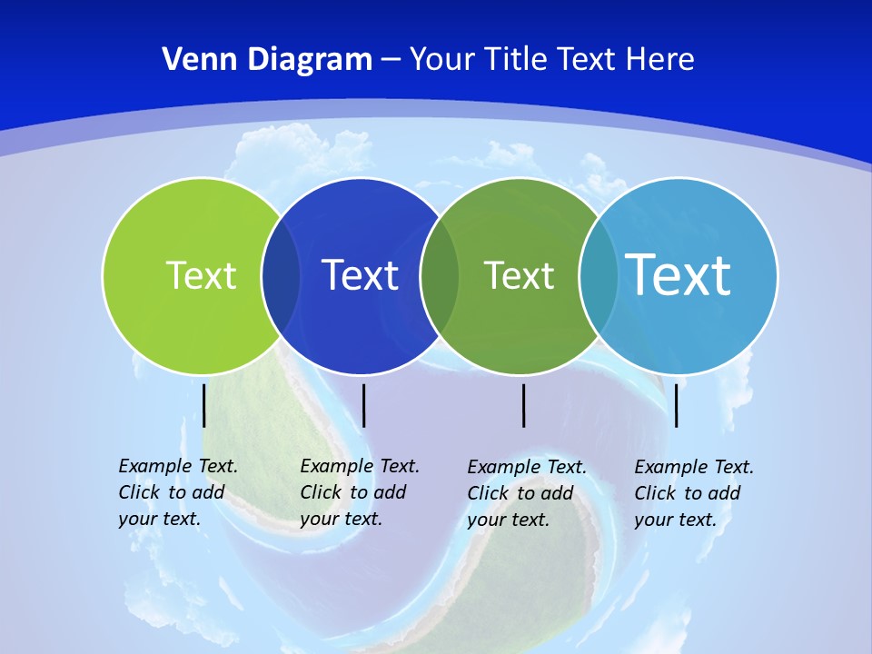 White Copyspace Piece PowerPoint Template