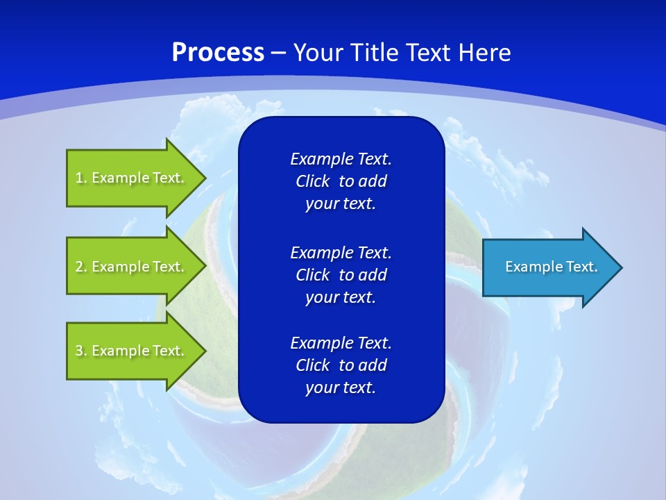White Copyspace Piece PowerPoint Template
