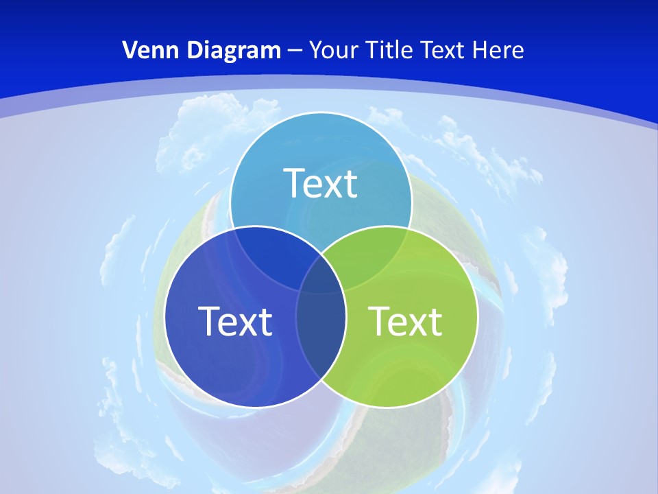 White Copyspace Piece PowerPoint Template