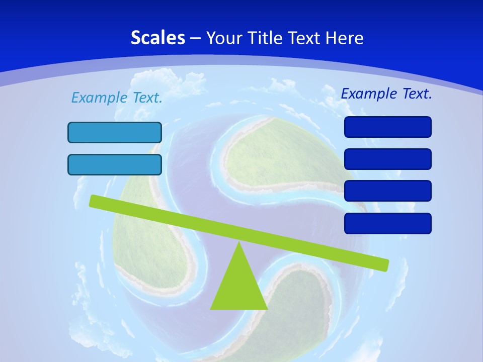 White Copyspace Piece PowerPoint Template