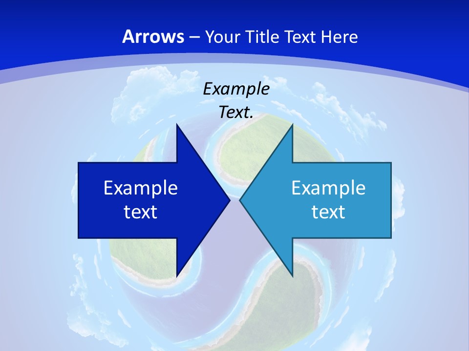 White Copyspace Piece PowerPoint Template