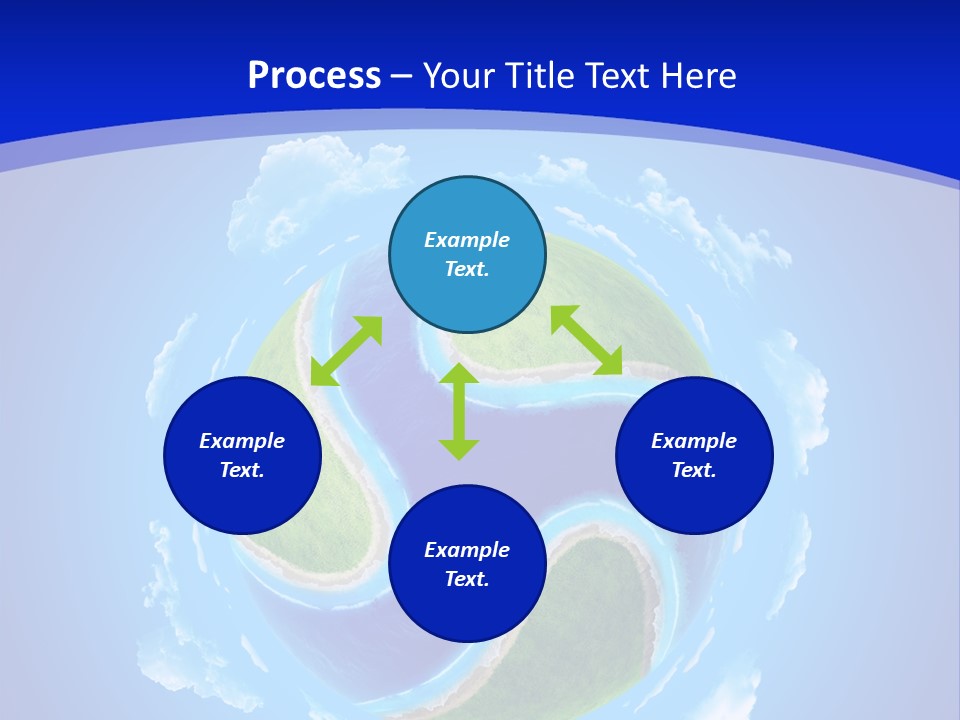 White Copyspace Piece PowerPoint Template