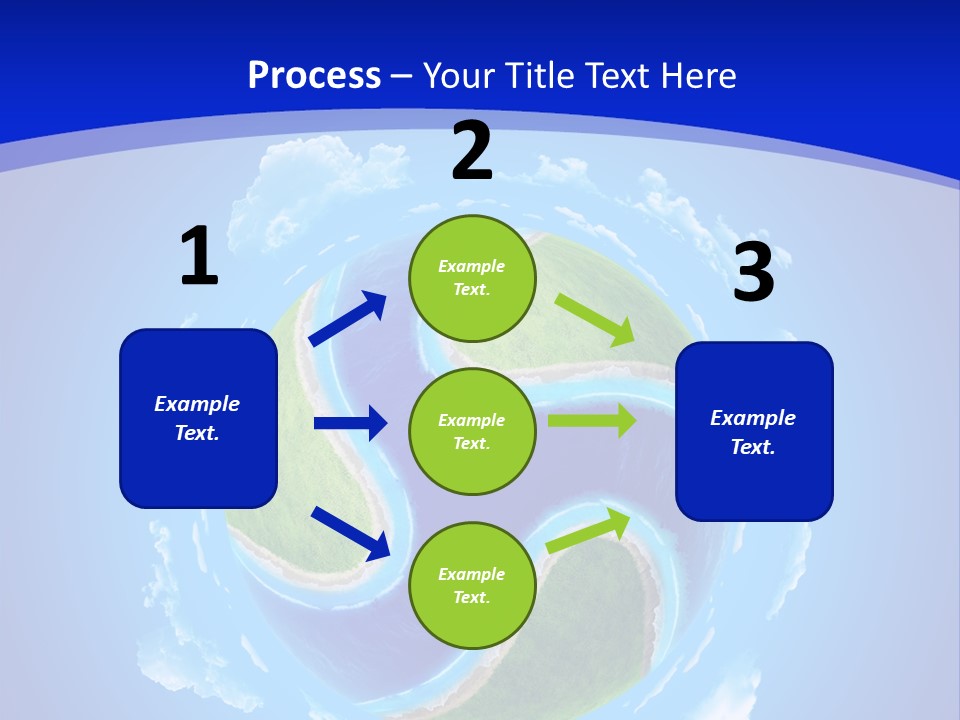 White Copyspace Piece PowerPoint Template