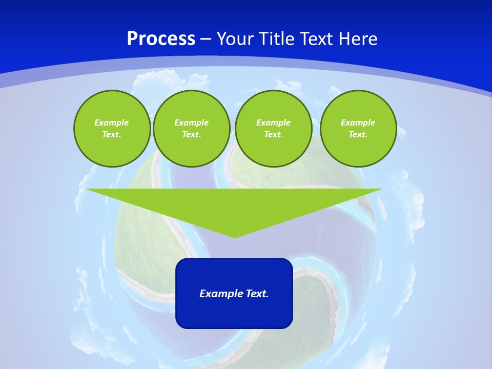 White Copyspace Piece PowerPoint Template