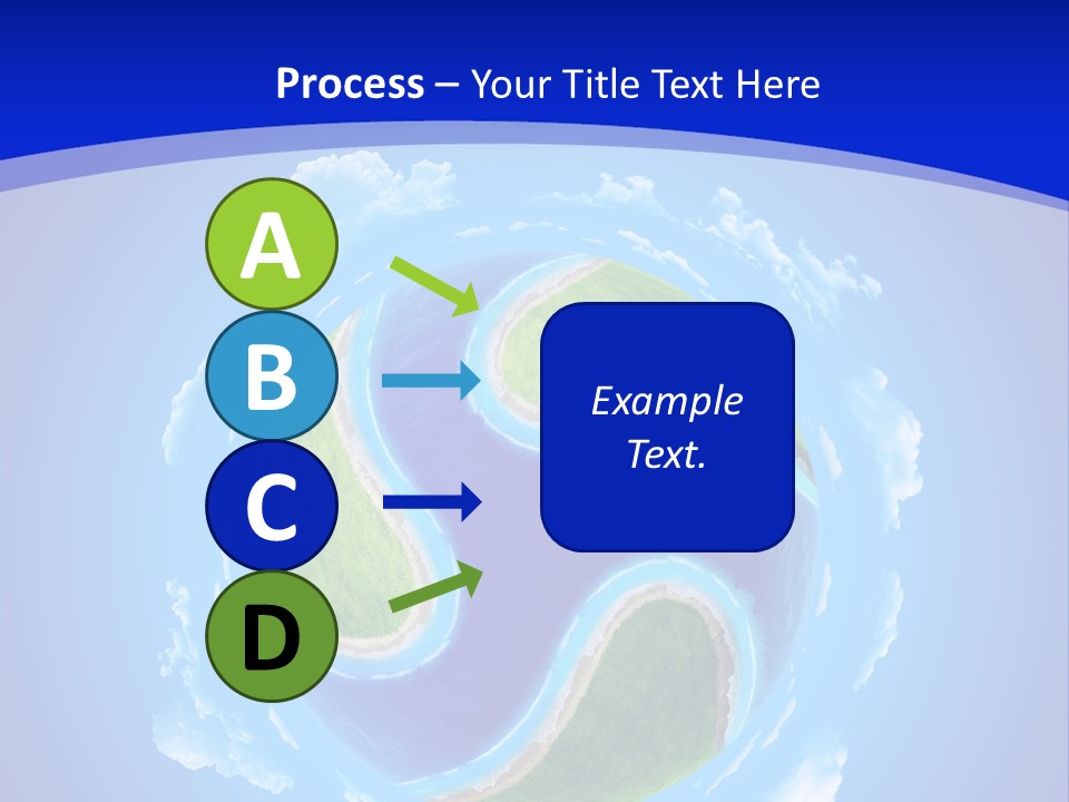 White Copyspace Piece PowerPoint Template