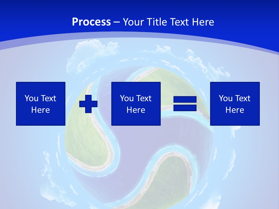 White Copyspace Piece PowerPoint Template