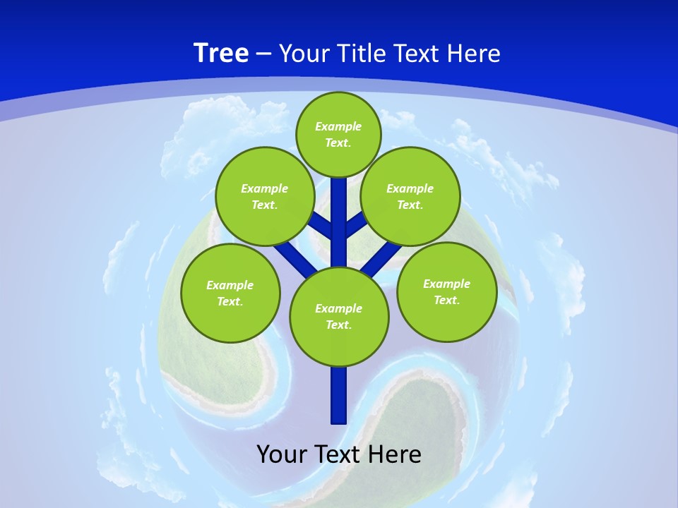 White Copyspace Piece PowerPoint Template