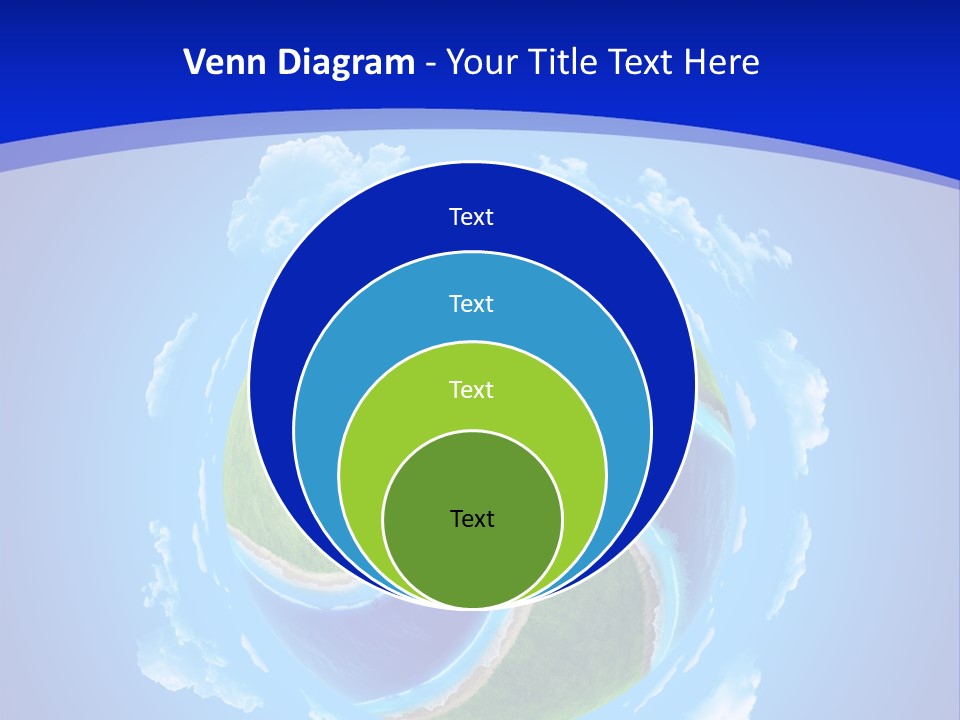 White Copyspace Piece PowerPoint Template