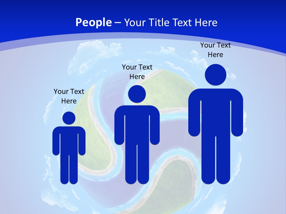 White Copyspace Piece PowerPoint Template