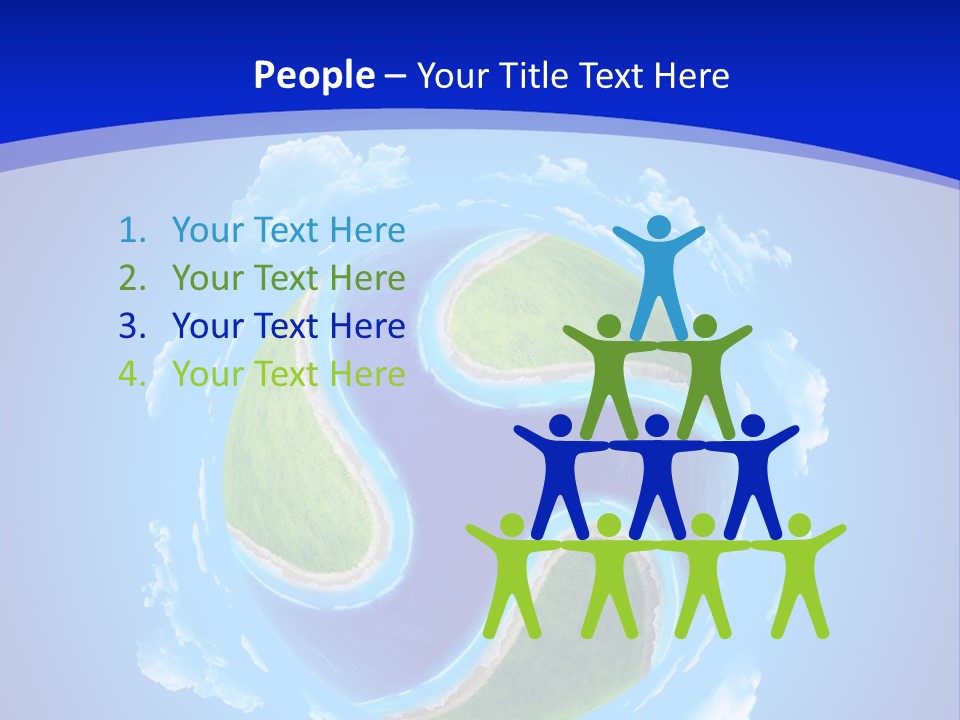 White Copyspace Piece PowerPoint Template