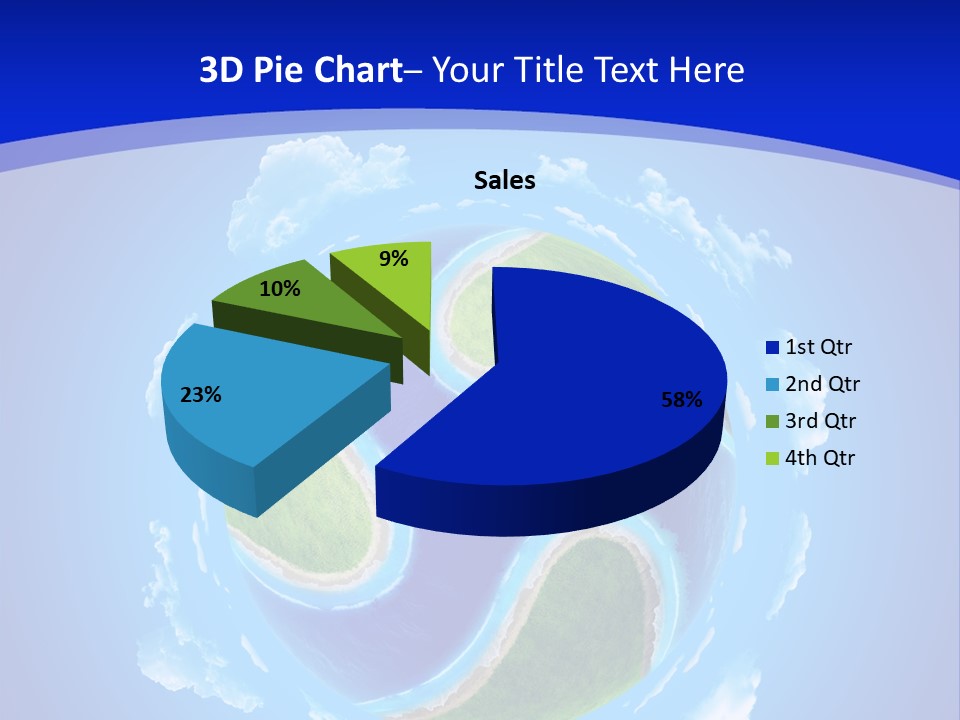 White Copyspace Piece PowerPoint Template