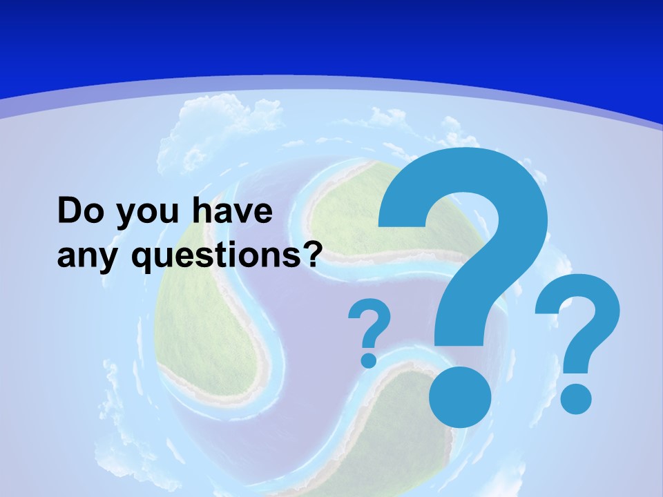 White Copyspace Piece PowerPoint Template