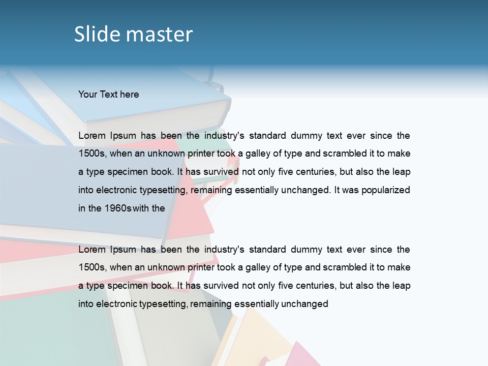 Hardcover Resource Exam PowerPoint Template