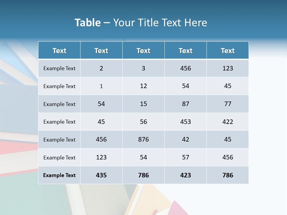 Hardcover Resource Exam PowerPoint Template