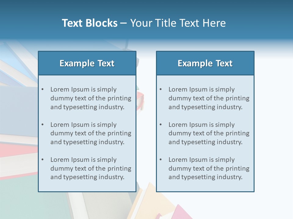 Hardcover Resource Exam PowerPoint Template