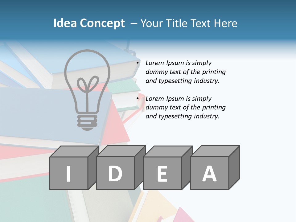 Hardcover Resource Exam PowerPoint Template