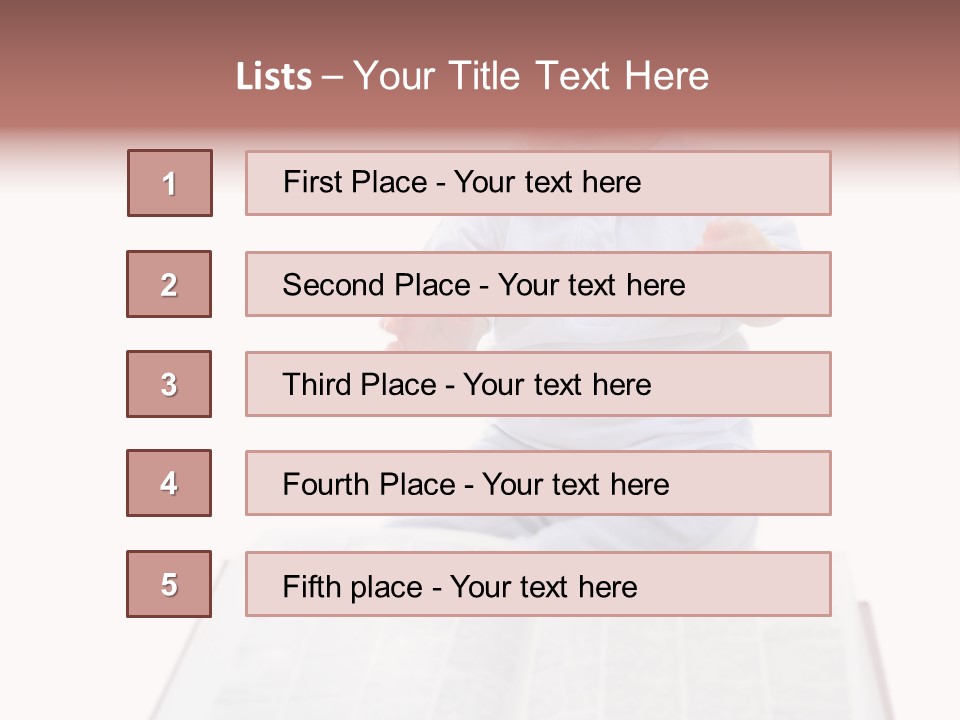 Boy Child Prodigy PowerPoint Template